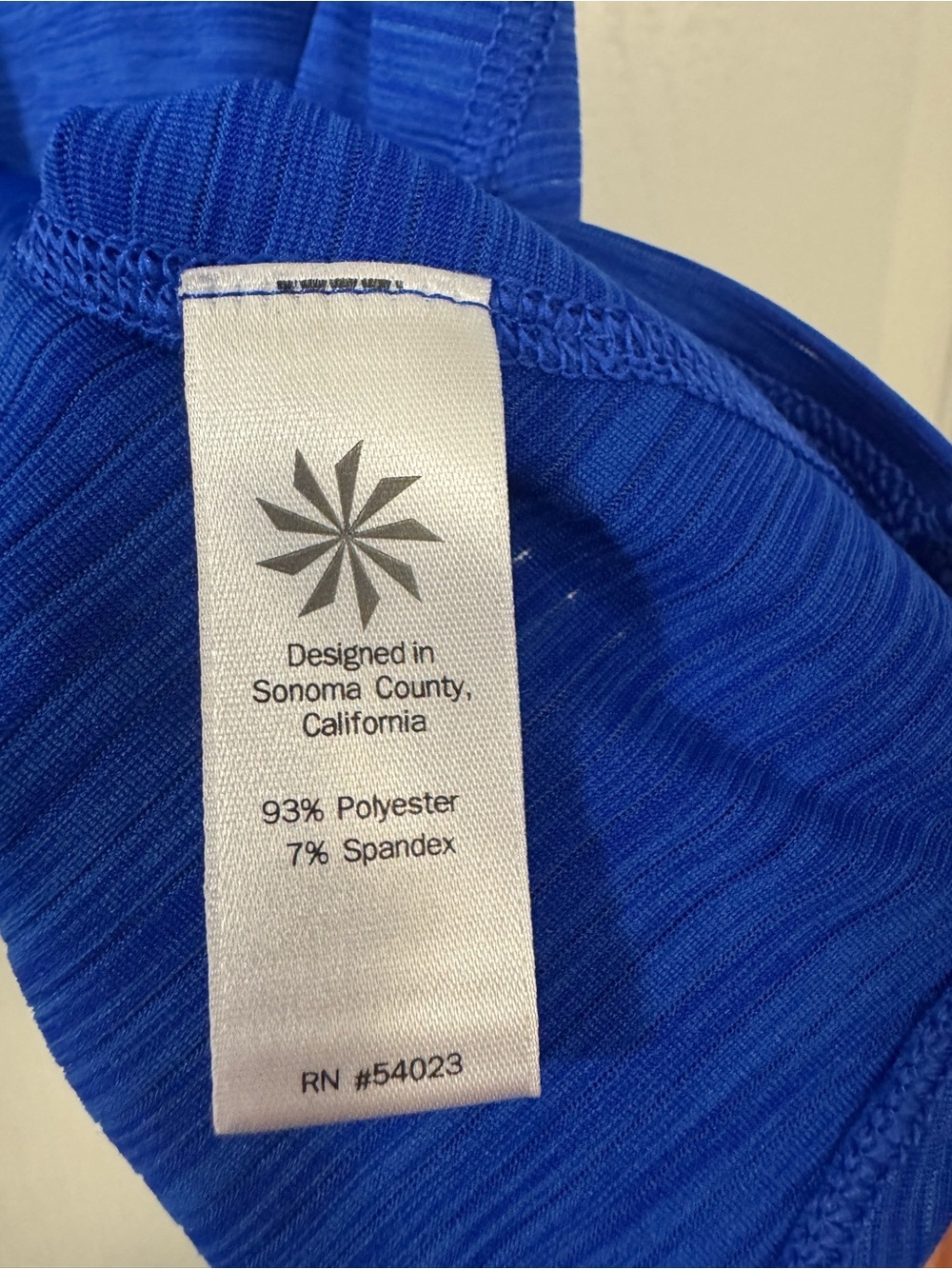 Athleta Electric Blue Racerback Tank - Picture 4 of 11